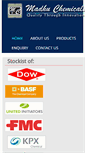Mobile Screenshot of madhuchemicals.com