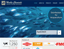 Tablet Screenshot of madhuchemicals.com